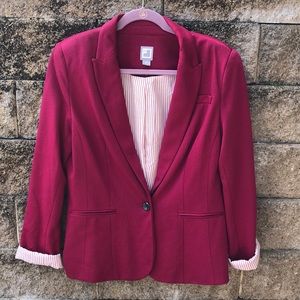Burgundy Blazer